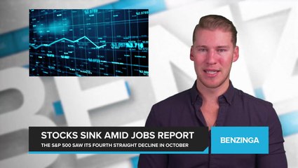 Stocks Sink Amid Jobs Report