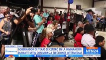 Gobernador de Texas celebró el envío de migrantes a la casa de Kamala Harris