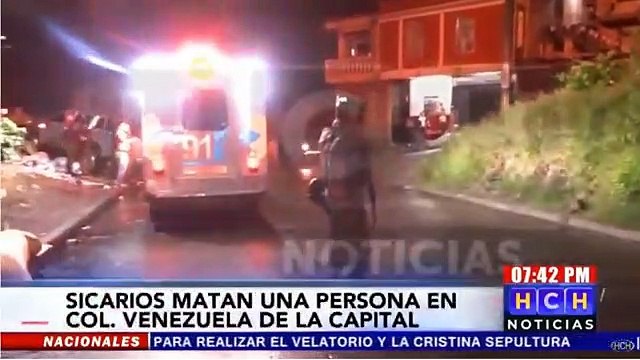 Gatilleros le quitan la vida a una persona en la colonia Venezuela de la capital