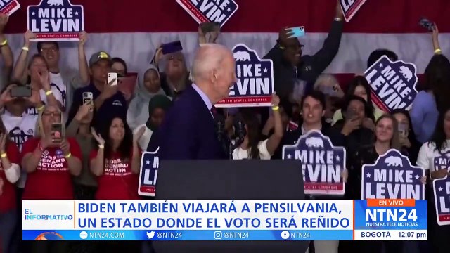 Biden sigue buscando votos y viajará a Pensilvania, estado clave en elecciones de medio término