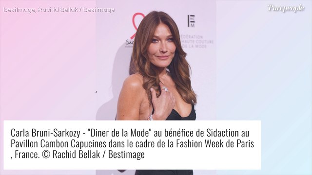 Carla Bruni-Sarkozy ironique sur son grand âge : ce qu'elle ne peut plus faire aujourd'hui