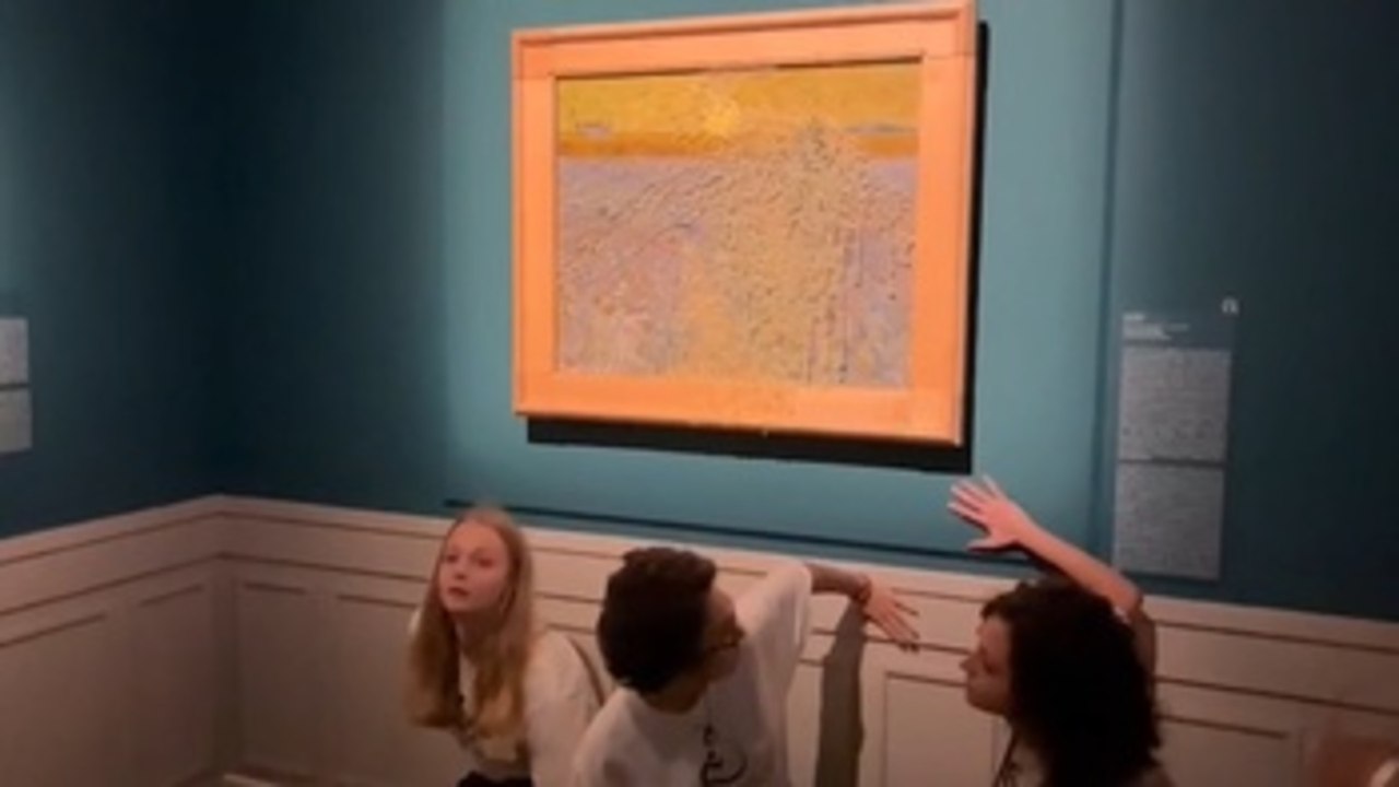 Vierten puré de verduras en "El sembrador" de Van Gogh en Roma