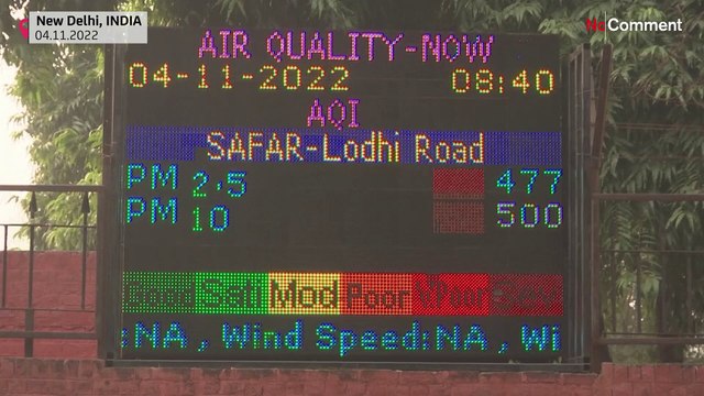 Watch: Thick smog chokes New Dehli