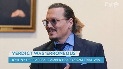 Johnny Depp Appeals Amber Heard's $2 Million Counterclaim Win, Argues Verdict Was 'Erroneous'