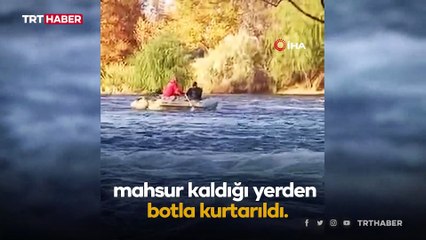 Balık tutmak isterken canından oluyordu
