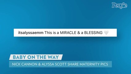 Nick Cannon Kisses Pregnant Alyssa Scott and Her Baby Bump in Steamy Bathtub Maternity Photos