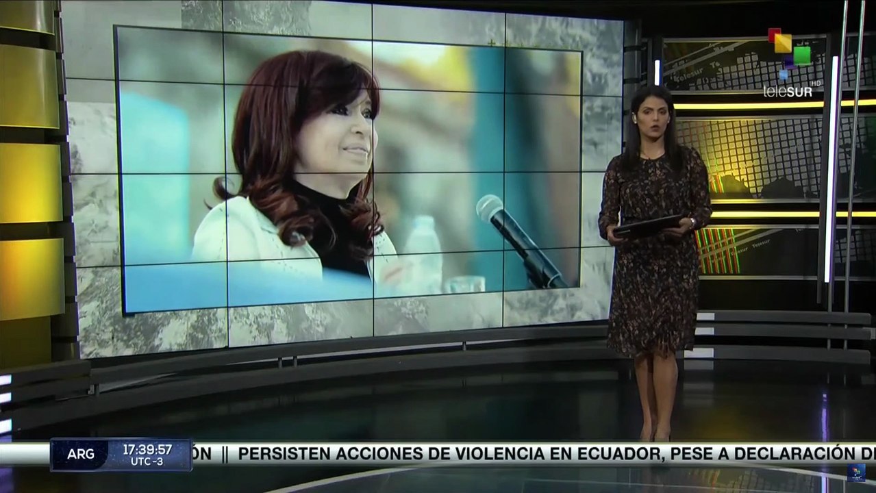 Vicepresidenta de Argentina participa en el cierre del congreso de la UOM