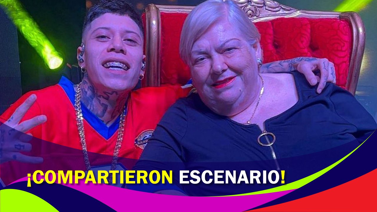 Santa Fe Klan y Paquita la del Barrio compartieron escenario.