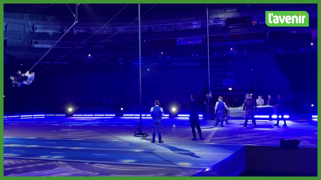 Répétitions du nouveau spectacle du Cirque du sleil