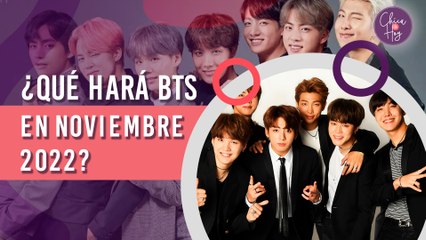 ¿Qué hará BTS en noviembre antes de su servicio militar?