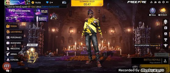 El pro jugando una muy buena partida de free fire XD