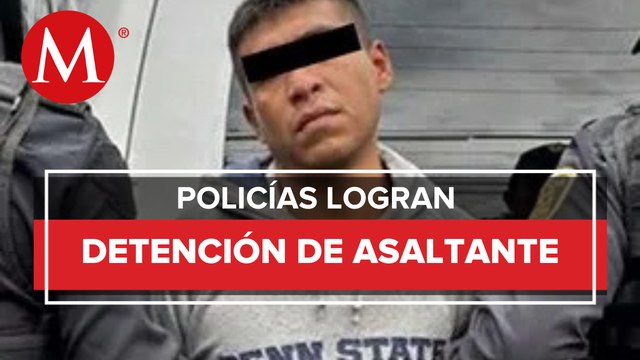 Policías detuvieron a un presunto asaltante en la CdMx