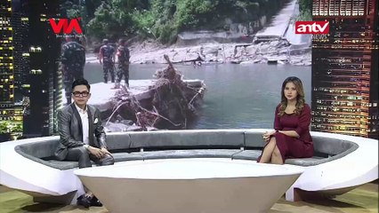 JEMBATAN AMBRUK, WARGA KEREPOTAN MENJALANKAN AKTIFITAS