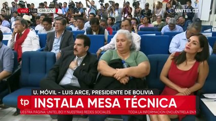 Luis Arce inaugura la mesa técnica por el Censo