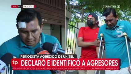 Dos personas están identificadas por la agresión al periodista Mario Rocabado