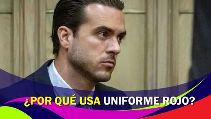 Pablo Lyle usa uniforme de preso rojo, diferente a los demás ¿qué significa?
