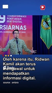 Soal ASO, Ridwan Kamil Warga Jabar Harus dapat Hak Informasi di Era Digital #shorts