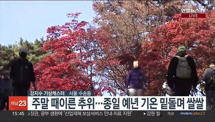 [날씨] 주말 초겨울 추위…내일 낮부터 추위 풀려