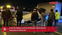 Alkollü sürücü direksiyon hakimiyetini kaybederek takla attı