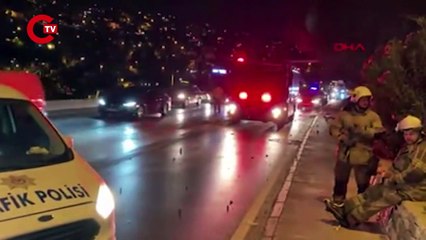 İzmir'de feci kaza... Kaldırıma çarpıp takla attı, 1.67 promil alkollü çıktı