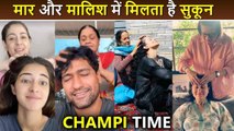 Champi Time For Vicky Kaushal, Kangana Ranaut, Kareena Adorable Videos
