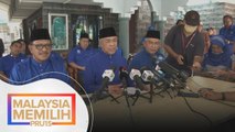 PRU15 | Sidang media Ahmad Zahid Hamidi di PPC P.075 Bagan Datuk