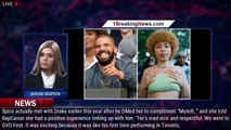 Ice Spice Seemingly Responds to Drake Lyric 'She a Ten Tryna Rap, It's Good on Mute' Going Vir - 1br