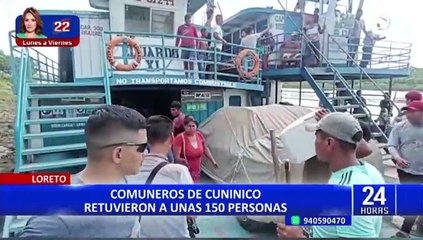 Loreto: liberan a turistas retenidos por comuneros tras derrame de petróleo desatendido por el Gobierno