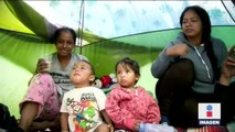 Niños migrantes en Ciudad Juárez la pasan mal; algunos tienen enfermedades respiratorias