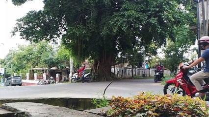 Pengendara dibuat tak sadar. Seperti ingin tergesa gesa melewati perempatan maut