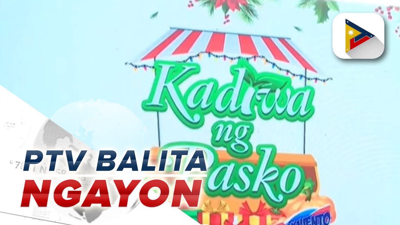 Umarangkada na ngayong araw ang 'Kadiwa ng Pasko' program sa Maynila