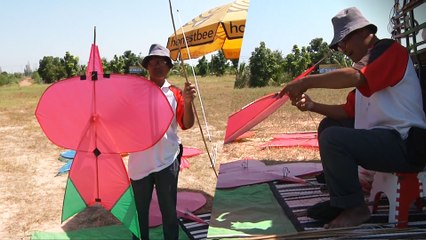 ชายวัย 66 ปี ทำ “ว่าวจุฬาโบราณ” ขายสร้างรายได้รับลมหนาว