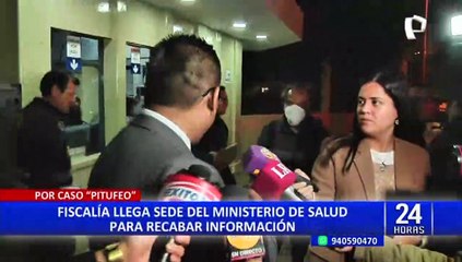 Download Video: Fiscalía llegó a sede del Ministerio de Salud para realizar diligencias por caso de ‘pitufeo’