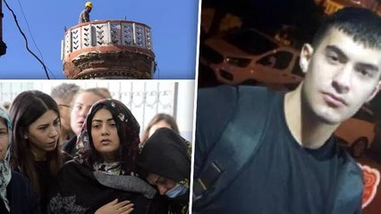 İzmir depreminde hayatını kaybeden Efe Altay'a gözyaşlarıyla veda