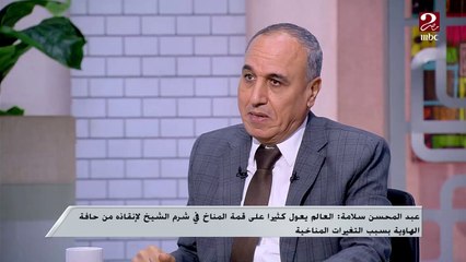ضمانات تنفيذ مخرجات قمة المناخ بشرم الشيخ.. عبد المحسن سلامة: لا بد من وجود آلية