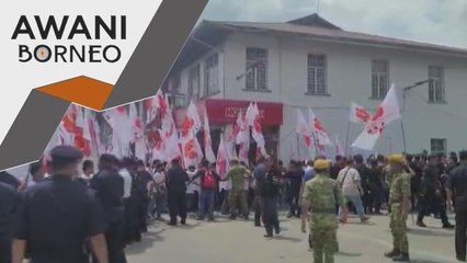 PRU15 | Pusat penamaan calon Tenom kecoh, , penyokong merusuh?