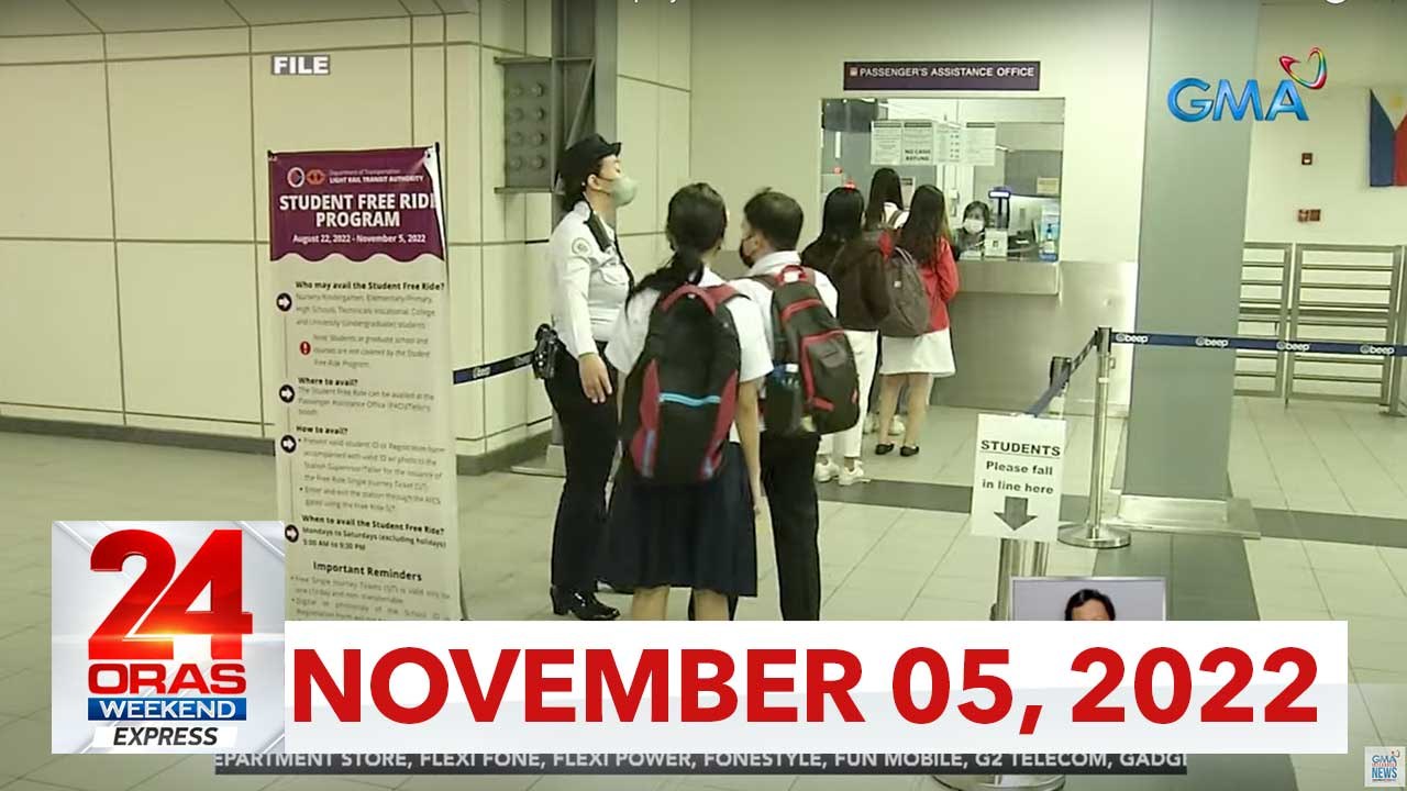 24 Oras Weekend Express: November 5, 2022 [HD]