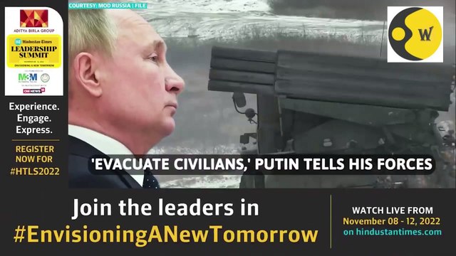 ‘Remove Civilians’: Putin tells Russian forces amid intense battle for Kherson | Russia Ukraine War | World Times News