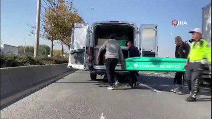 Arızalanan aracından indi, feci şekilde hayatını kaybetti