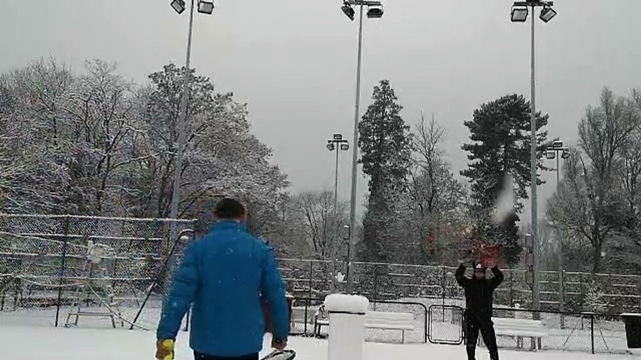 La neige n'est pas un obstacle à l'entrainement