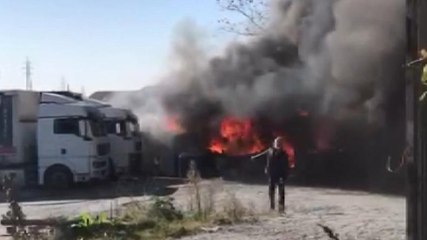 İstanbul’da korkutan yangın