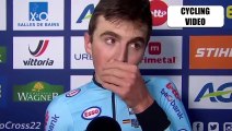 Emiel Verstrynge Reacts To Winning U23 European Cyclocross Championships