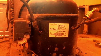 استبدال كباس ثلاجة محل سوبر ماركت تغير /  وحدة كامله refrigerator compressor