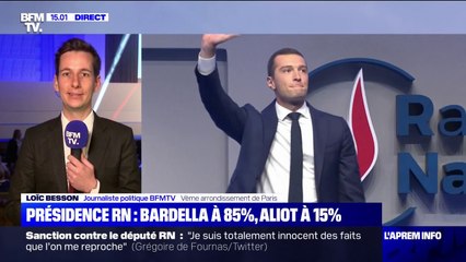Jordan Bardella élu président du Rassemblement national: un score de 85%, au-delà des attentes du candidat