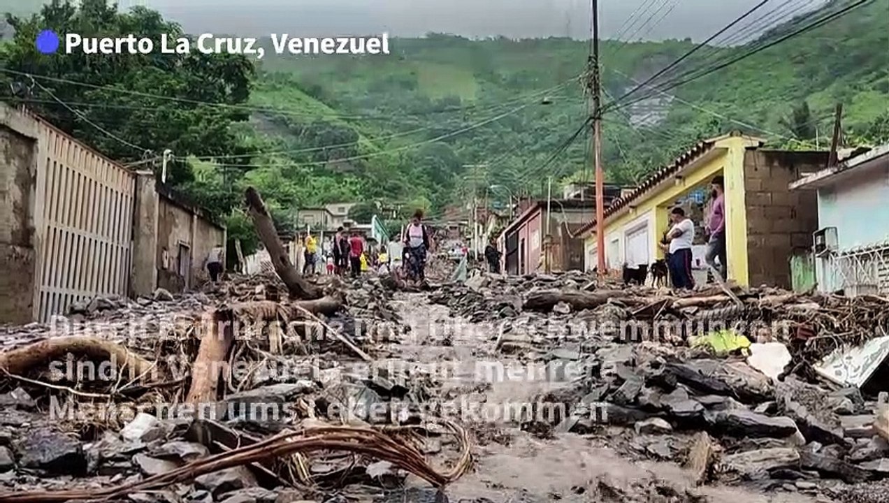 Tote in Venezuela durch Erdrutsche und Überschwemmungen