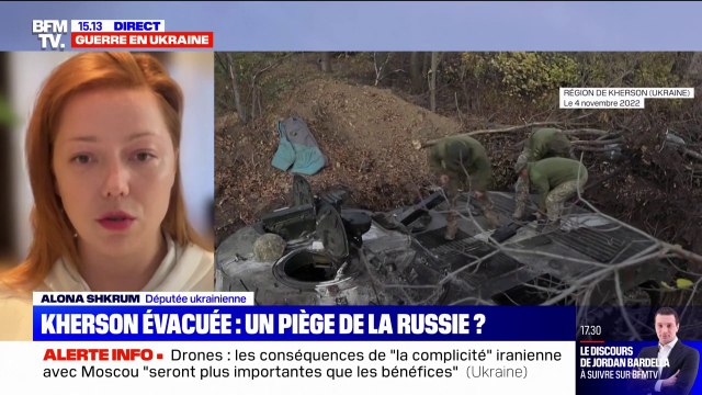 Alona Shkrum, députée ukrainienne, dénonce des déportations forcées d'Ukrainiens vers la Russie
