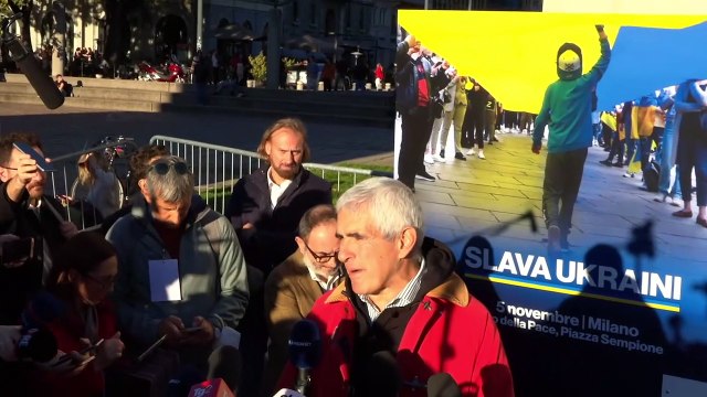 Manifestazione a Milano per l'Ucraina, Casini: Non c'è pace senza verità
