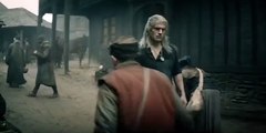 The Witcher - Geralt Epic Market Fight Scene - (2019) Henry Cavill