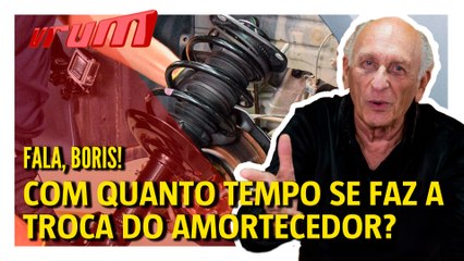 Com quanto tempo tenho que trocar o amortecedor do carro?