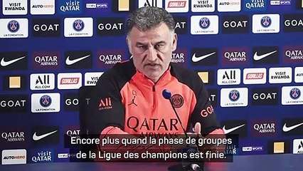 PSG - Galtier et la fatigue : "Les joueurs doivent nous faire confiance"